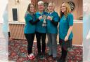 The winning West Kirby WI team captain Tracy Taylor, Maria Killick, Sue Nixon and Pippa Lea