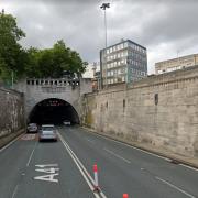 The Liverpool entrance to the Queensway Tunnel