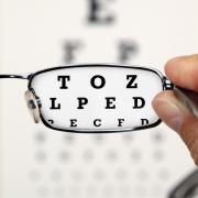 Library picture of eye test. Image: Newsquest