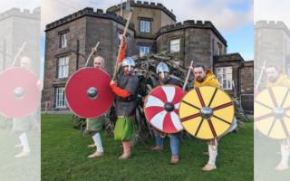 Preparing for the Wirral Viking Festival, which will be held at Leasowe Castle on Saturday and Sunday, May 25 and 26