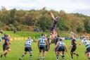 Action from Caldy's 31-44 defeat to Nottingham