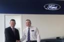 Ellesmere Port MP Justin Madders and Managing Director of M53 Ford, Tom McPhail.