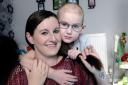Michelle Prescott will have her head shaved as a show of support for her son Alex who has Pre B Lymphoblastic Lymphoma