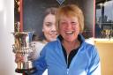 Gill Mellor with Gladys Dobell Cup