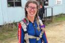 Kaye Kelly, Progress to Excellence Ltd's personal development behaviours and welfare officer took part in a 10,000-foot freefall skydive raised more than £800 for Claire House