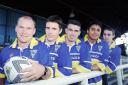 Neil Parsley, far right, arrived at Warrington Wolves alongside Allan Langer, Steve Blakeley, Andrew Gee and Tawera Nikau