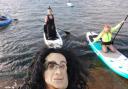 Witches spotted paddle boarding on West Kirby Marine Lake in TikTok video