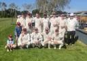 Old Parkonians celebrate winning the Cheshire Cricket League T20 Plate