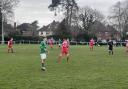 Action from Ashville's 1-0 win at Brocton