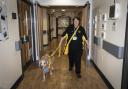 Therapy dog brings joy to Arrowe Park Hospital’s children’s ward on National Pet Day