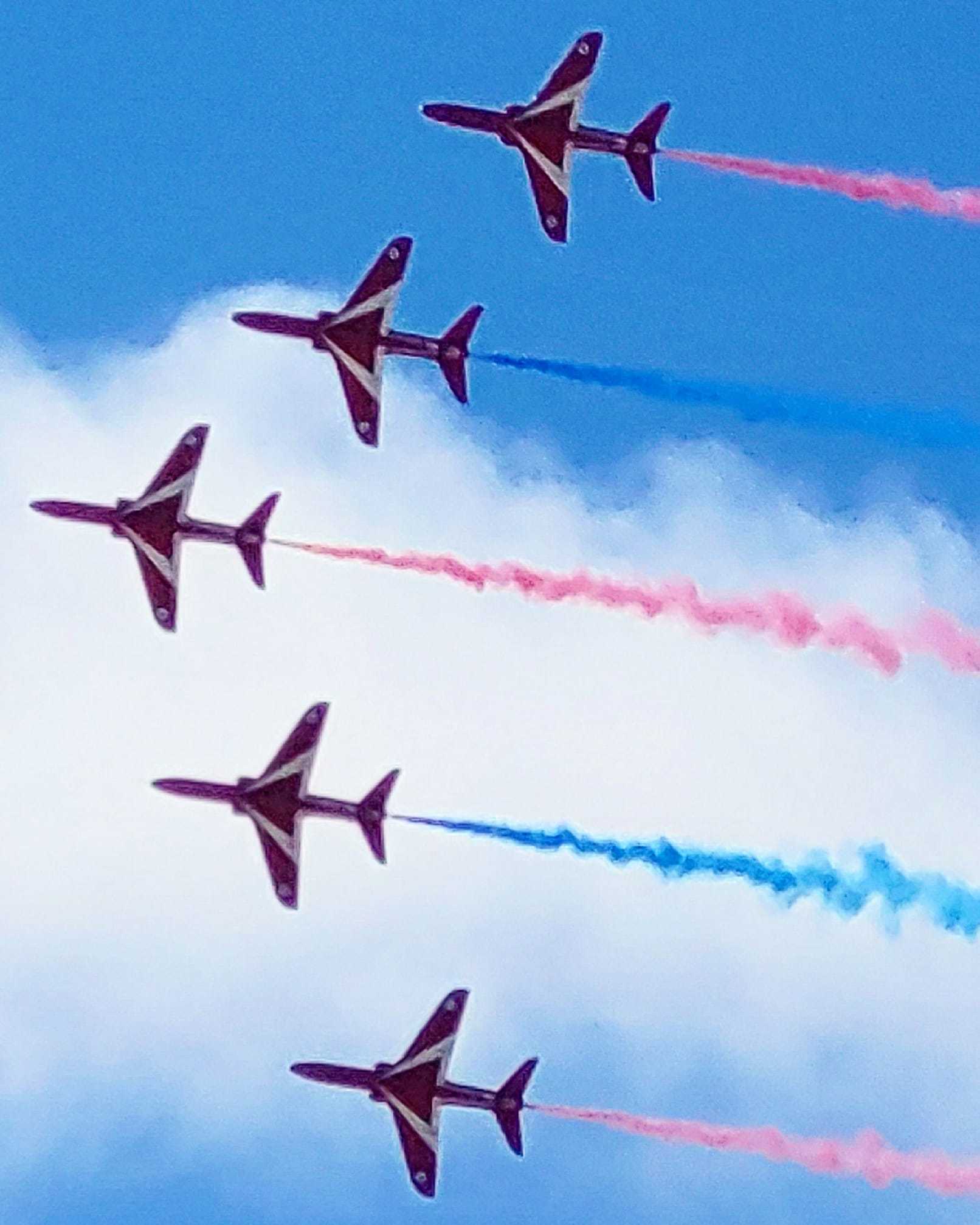 The Red Arrows at Southport Airshow by Nicola Jayne
