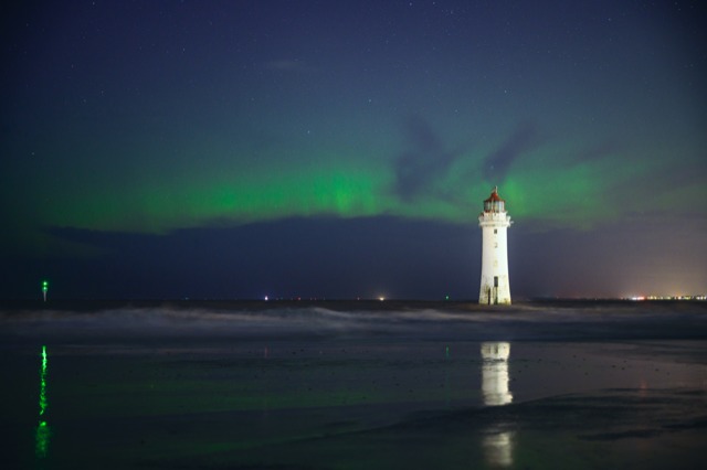The Northern Lights, New Brighton, at 2am