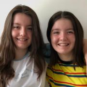 Twin sisters Grace and Ava attend screen workshops at Act4TV