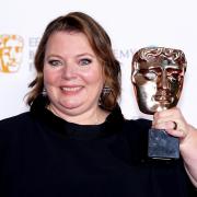Joanna Scanlan in the press room after winning the Leading Actress award for After Love at the 75th British Academy Film Awards held at the Royal Albert Hall in London. Picture date: Sunday March 13, 2022..