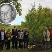 Many members of the Neston community came together to honour his work. (Credit: Pat Wood)