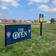 Preparations underway for The Open at Royal Liverpool in Hoylake earlier this year