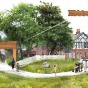 How the entrance to Wirral Way in West Kirby will look