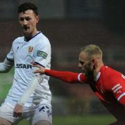 Action from Tranmere's defeat at Swindon Town