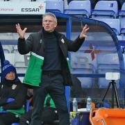 Tranmere boss Nigel Adkins directs the traffic from his bench against Crawley Town