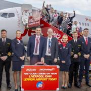 Jet2’s first flights take off from Liverpool John Lennon Airport