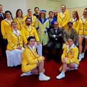 The cast of Port Sunlight Players' production of Hi-De-Hi, which is on at the Gladstone Theatre, Port Sunlight, from next Thursday to Saturday, April 25 - 27