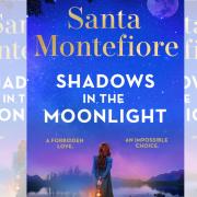 Front cover of Santa Montefiore's new book 'Shadows the moonlight: A Forbidden Love: An impossible Choice'