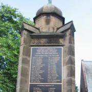 Willaston's war memorial.