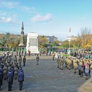 Remembrance Service at Hamilton Square. Pictures: Paul Heaps