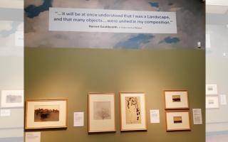Sample of artwork on display in 'Another View: Landscapes by Women Artists' exhibition ay at Lady Lever Gallery in Port Sunlight
