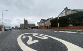 New 20mph limit on Claremount Road, Wallasey