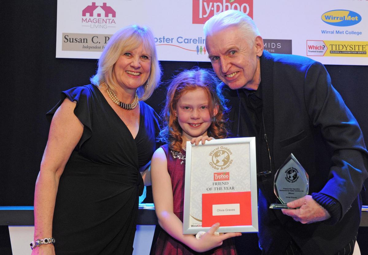 Olivia Graves was named Friend of the Year and was presented with her award by manager Wedny Brandon of sponsors Foster Careline Ltd and Mike McCartney.