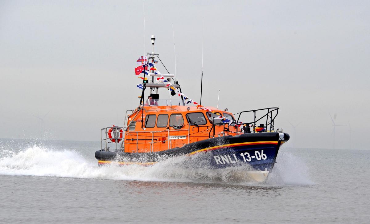 Hoylake's new lifeboat, the Edmund Hawthorn Micklewood.