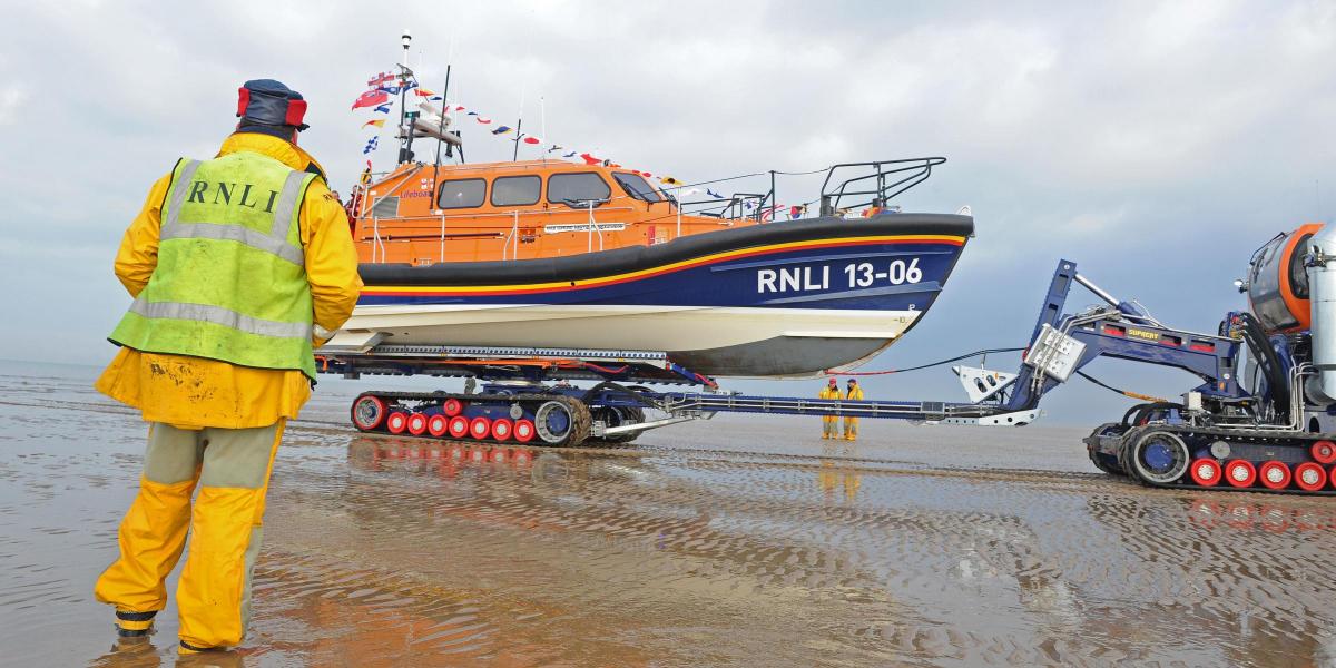 Hoylake's new lifeboat, the Edmund Hawthorn Micklewood.