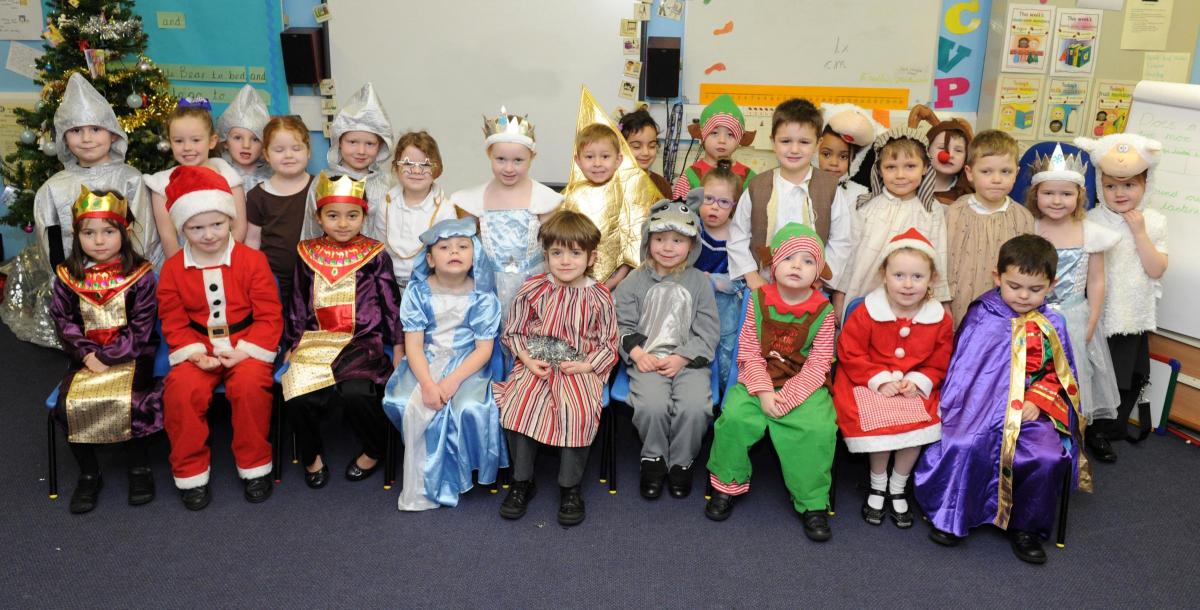 Children from Mount Primary School in Wallasey