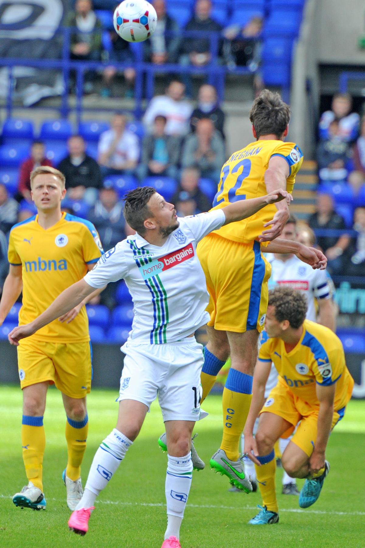 Tranmere Rovers V Chester City 2015. Pictures: Paul heaps