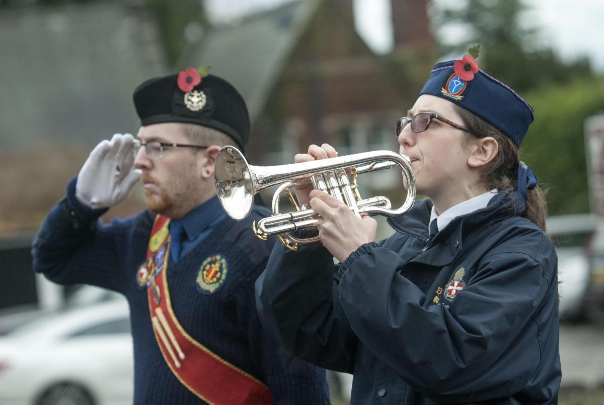 Thornton Hough remembrance Sunday 2015. Pictures: Geoff Davies