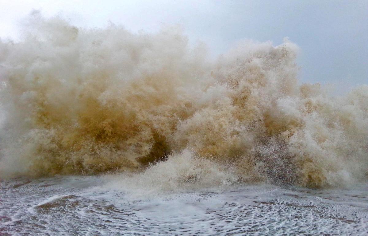 Weekend storms hit the Wirral coastline