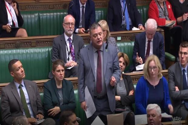 Mike Amesbury MP at Prime Minister’s Questions in Parliament