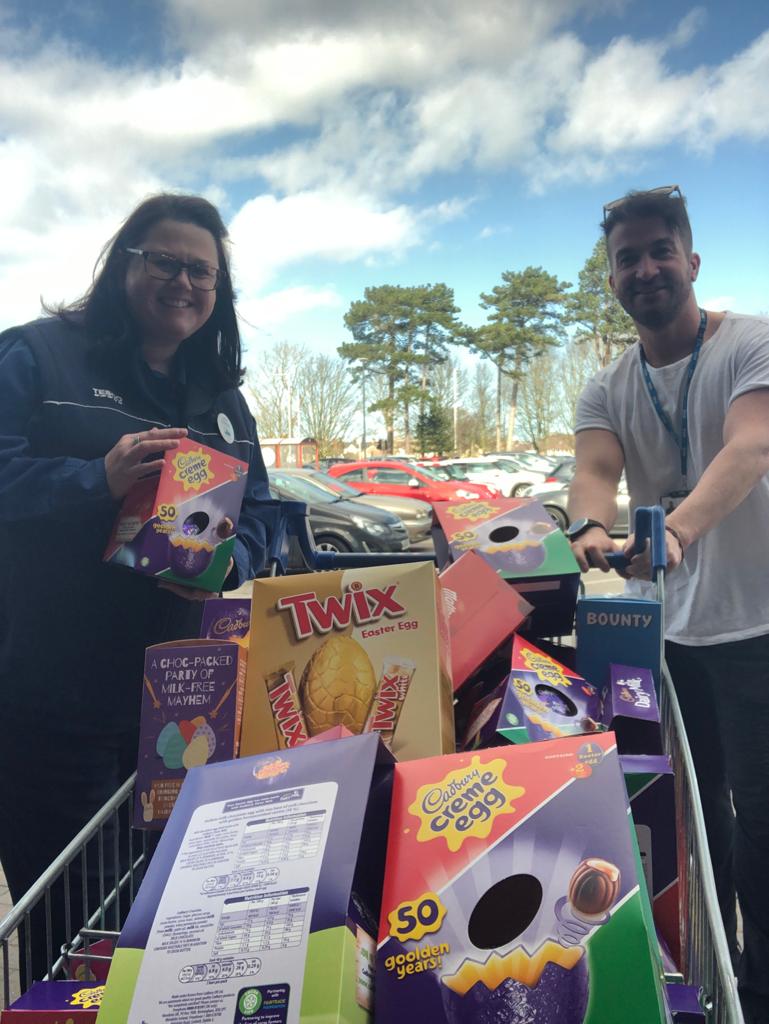 A cracking donation of Easter Eggs from Heswall Tesco