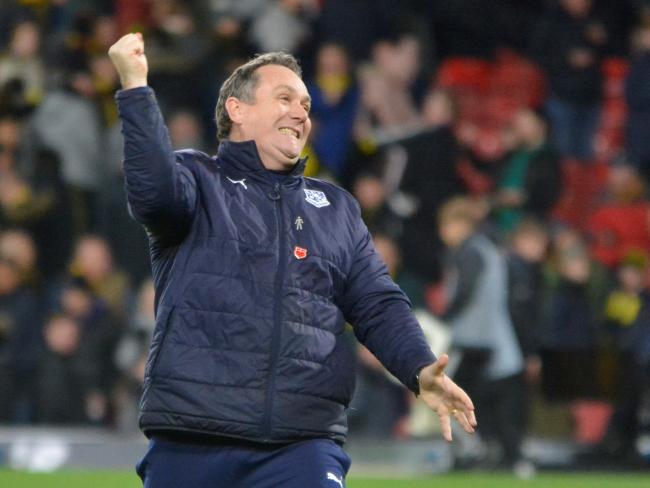 Tranmere boss Micky Mellon is League Two Manager of the Month. Photo: Tony Coombes