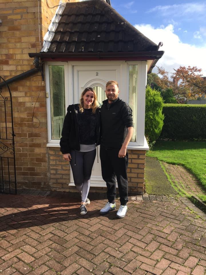 Jade Stenhouse and partner Scott Cooper moved into their new house in October