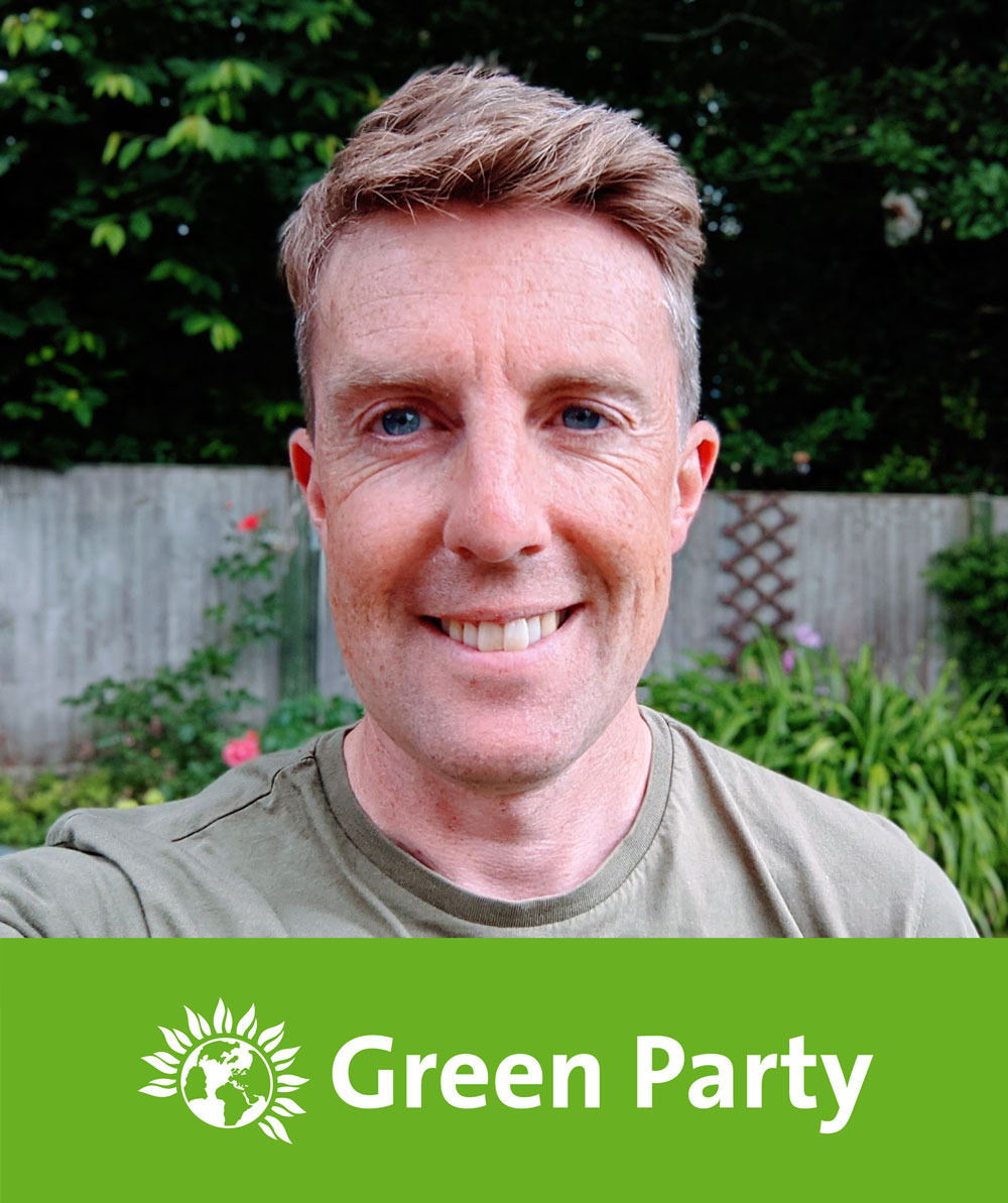 Ed Lamb the Green Party candidate
