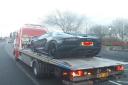 The Lamborghini was seized in March after it was found the driver was in breach of the hire policy 