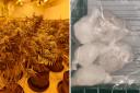 Suspected drugs recovered by police operations in Wirral this week