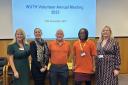 Pictured left to right - Dr. Nikki Stevenson, Executive Medical Director and Deputy Chief Executive at WUTH, Hayley Rigby, Associate Director of Organisational Development at WUTH, Martin Block, Volunteer at WUTH, Saratu Okusi-Daniels, Volunteer at WUTH