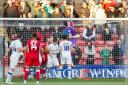 Action from Tranmere's 1-0 defeat at Walsall