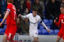 Action from Tranmere Rovers' home defeat to MK Dons