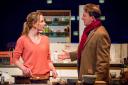 Jeany Spark and Jay Villiers in Skylight at Theatr Clwyd. Picture: Mark Carline