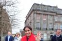 The Duchess of Sussex at Hamilton Square (Picture: Corinne Murphy)
