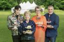Noel Fielding, Sandi Toksvig, Prue Leith and Paul Hollywood, presenters and judges on 'The Great British Bake Off 2018' (Picture: Mark Bourdillon/Love Productions/PA Wire)
